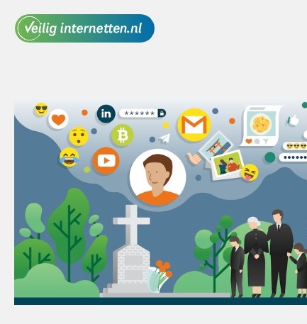 Pagina over digitale nalatenschap van Veiliginternetten.nl